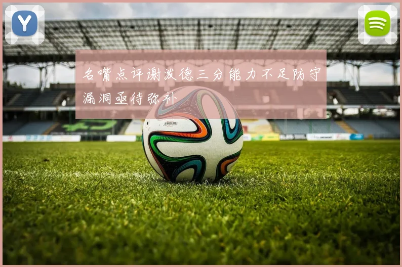 名嘴点评谢泼德三分能力不足防守漏洞亟待弥补